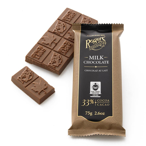 Picture of ROGERS CHOCOLATE BAR - MILK 75GR